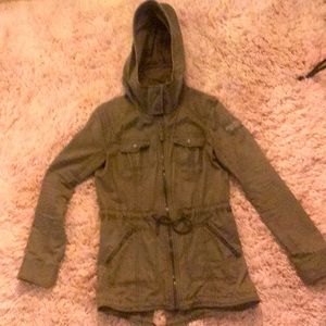 Abercrombie and Fitch army green jacket